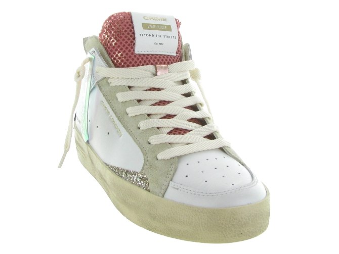 baskets et sneakers - Montante - femme - Cuir - Beige - Crime london6763401_3