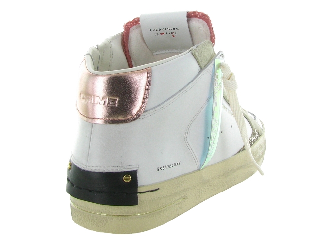 baskets et sneakers - Montante - femme - Cuir - Beige - Crime london6763401_5