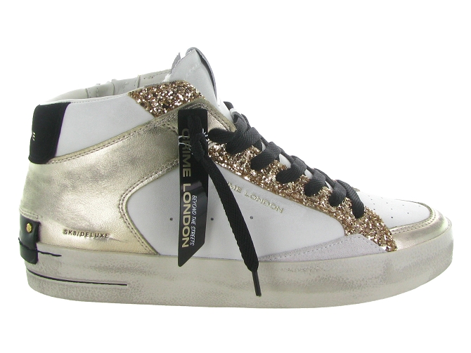 baskets et sneakers - Montante - femme - Cuir - Or - Crime london6763501_2