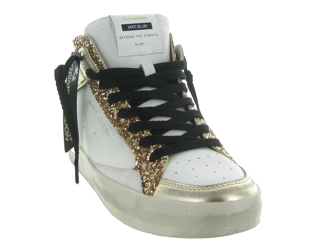 baskets et sneakers - Montante - femme - Cuir - Or - Crime london6763501_3