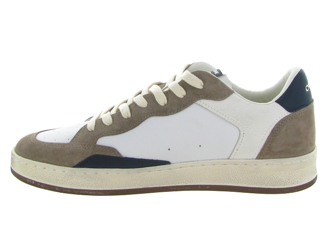 baskets et sneakers - Tendance - homme - Cuir - Beige - Crime london6764201_4