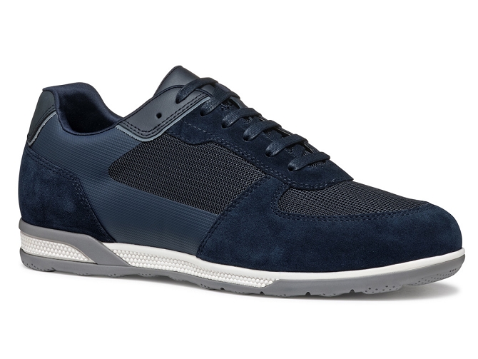 baskets et sneakers - Confort - homme - Synthétique - Bleu Marine - Geox