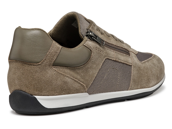 chaussures a lacets - Confort et décontracté - homme - Toile  - Gris - Geox6764501_4