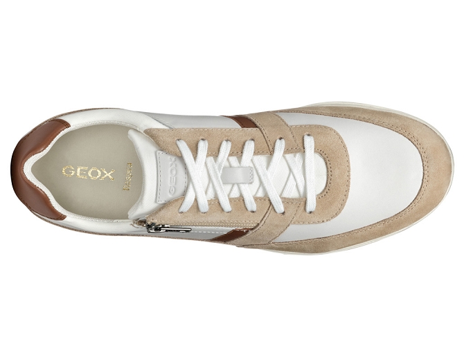 chaussures a lacets - Confort et décontracté - homme - Cuir - Beige - Geox6764601_3