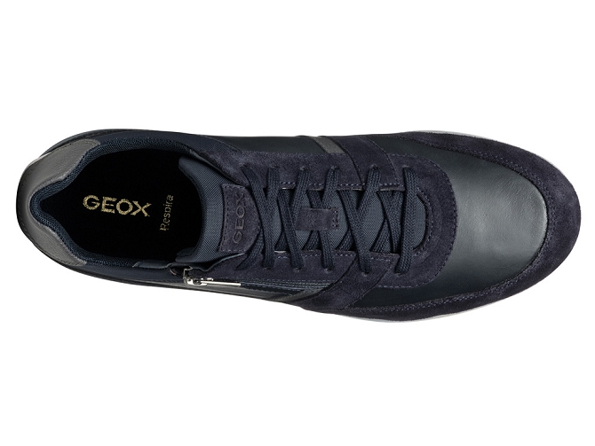 chaussures a lacets - Confort et décontracté - homme - Cuir - Bleu Marine - Geox6764602_3