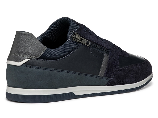 chaussures a lacets - Confort et décontracté - homme - Cuir - Bleu Marine - Geox6764602_5