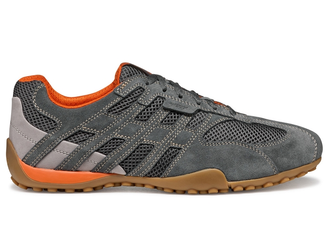 chaussures a lacets - Confort et décontracté - homme - Synthétique - Anthracite - Geox6764701_2