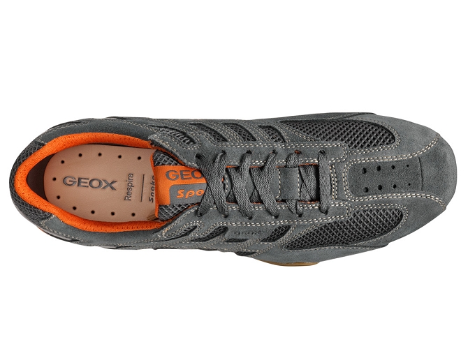 chaussures a lacets - Confort et décontracté - homme - Synthétique - Anthracite - Geox6764701_3