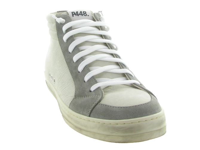 baskets et sneakers - Tendance - homme - Cuir - Gris - P4486766101_3