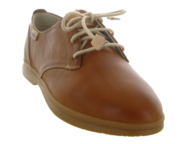 chaussures a lacets - Lacets détente - femme - Cuir - Marron - Pikolinos6766601_3