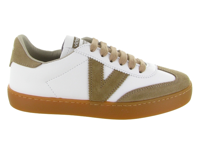 baskets et sneakers - Tendance - femme - Cuir - Beige - Victoria6769201_2