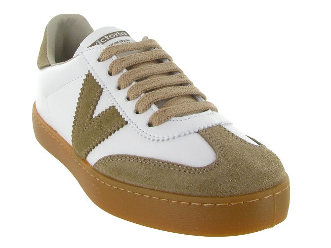 baskets et sneakers - Tendance - femme - Cuir - Beige - Victoria6769201_3