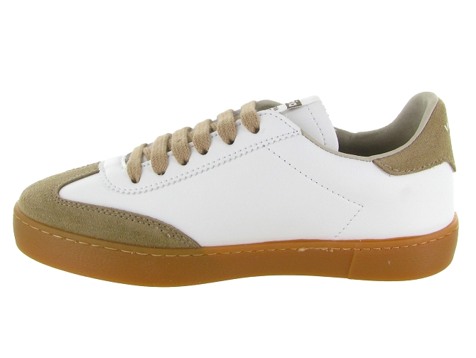 baskets et sneakers - Tendance - femme - Cuir - Beige - Victoria6769201_4