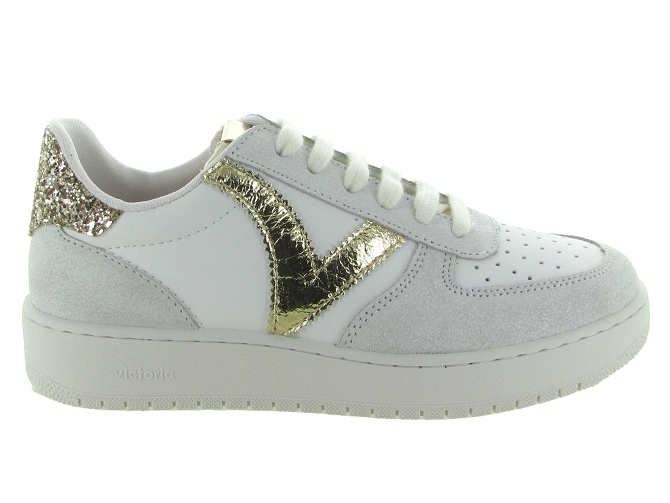 baskets et sneakers - Tendance - femme - Cuir - Or - Victoria6769302_2