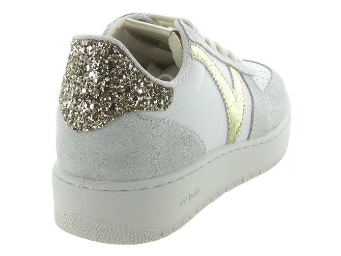 baskets et sneakers - Tendance - femme - Cuir - Or - Victoria6769302_5