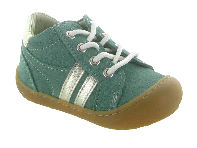 pre marche du 16 au 23 - Semelle souple - bebe fille - Nubuck - Vert - Bellamy