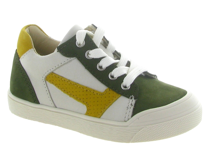 chaussures bebe du 18 au 27 - Semelle souple - bebe garcon - Cuir - Vert - Bellamy