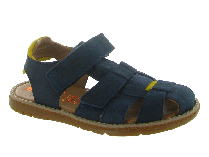 sandales et nu pieds -  - junior garcon - Cuir - Bleu - Bellamy