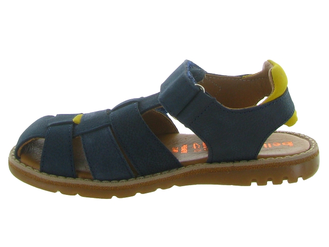 sandales et nu pieds -  - junior garcon - Cuir - Bleu - Bellamy6773001_4