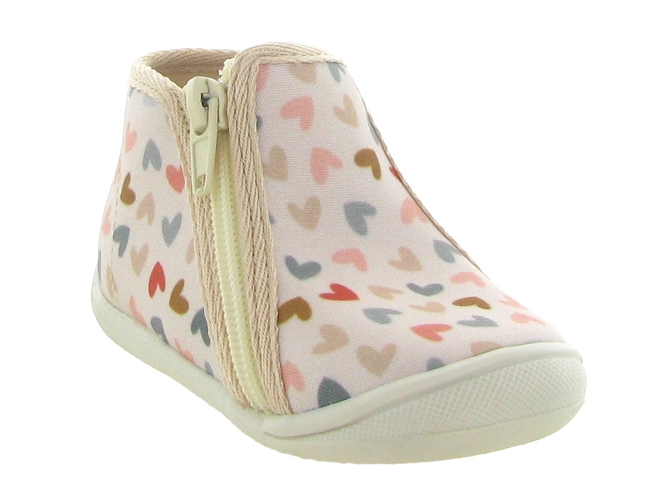 chaussons et pantoufles -  - bebe fille - Toile  - Multicolor - Bellamy6773201_3