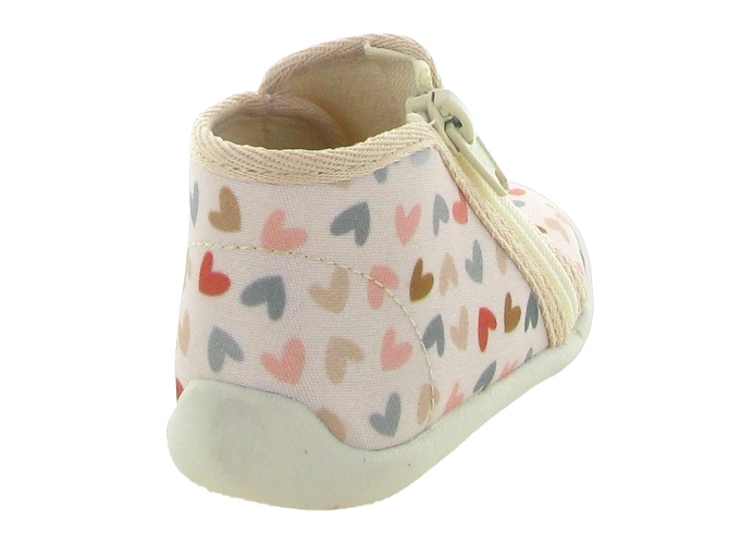 chaussons et pantoufles -  - bebe fille - Toile  - Multicolor - Bellamy6773201_5