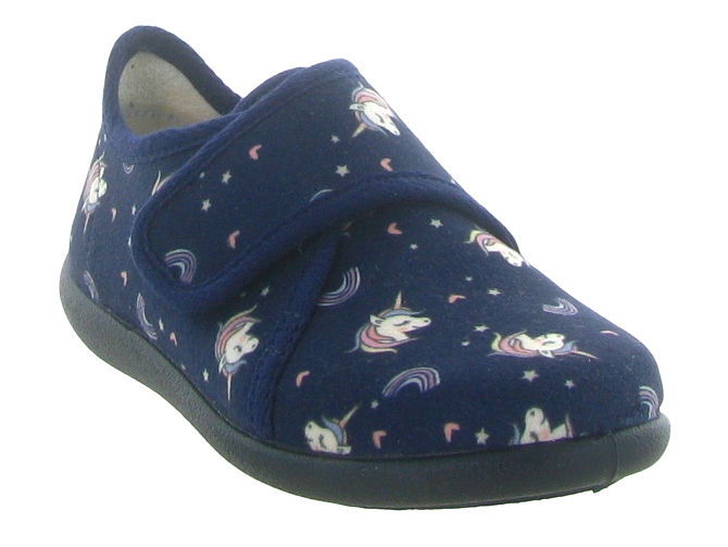 chaussons et pantoufles -  - junior fille - Textile - Bleu Marine - Bellamy6773302_3