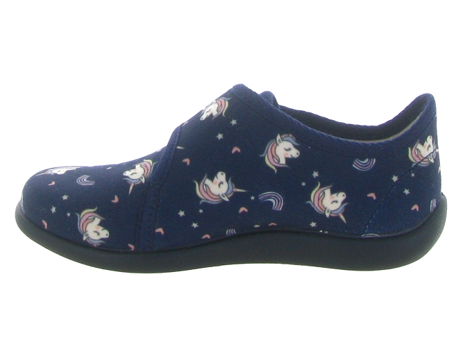 chaussons et pantoufles -  - junior fille - Textile - Bleu Marine - Bellamy6773302_4