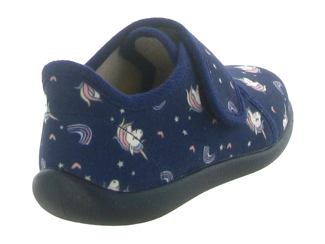 chaussons et pantoufles -  - junior fille - Textile - Bleu Marine - Bellamy6773302_5