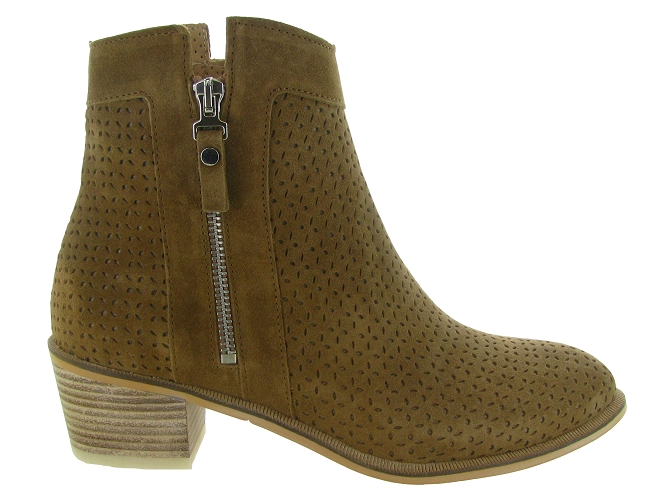 bottines et boots - Casual - femme - Cuir - Beige - Alpe6782502_2