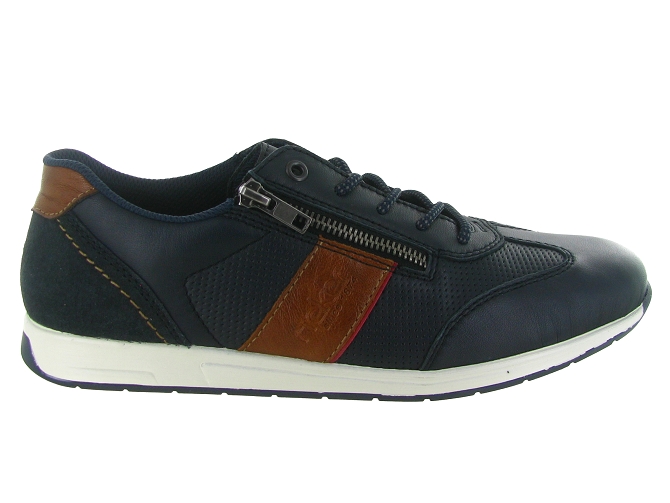 baskets et sneakers - Confort - homme - Cuir - Bleu Marine - Rieker6785601_2