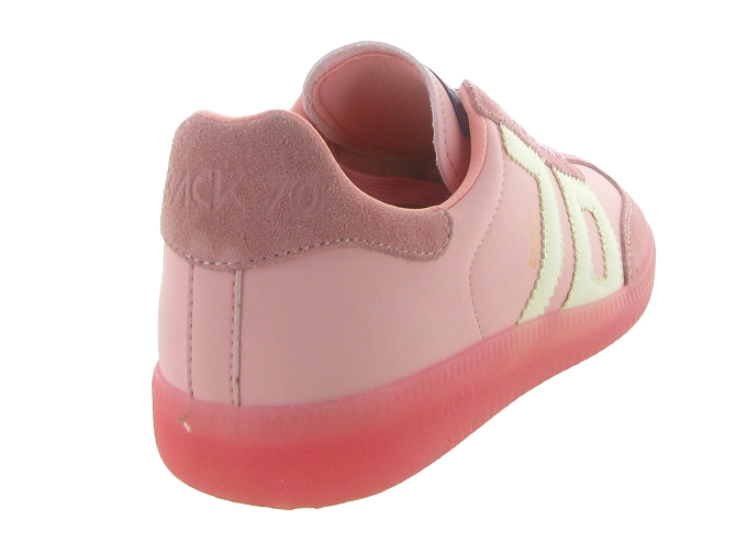 baskets et sneakers - Tendance - femme - Cuir - Rose - Back706790201_5