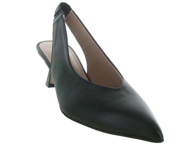 escarpins et trotteurs - Bride arrière - femme - Cuir laminé - Noir - Pedro miralles6790902_3