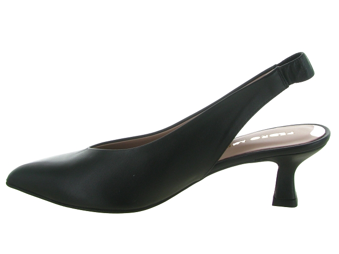 escarpins et trotteurs - Bride arrière - femme - Cuir laminé - Noir - Pedro miralles6790902_4