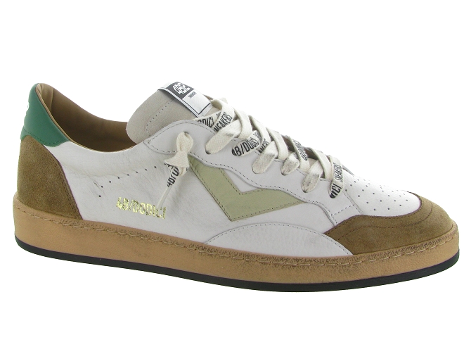 baskets et sneakers - Tendance - homme - Cuir - Beige - 4b12