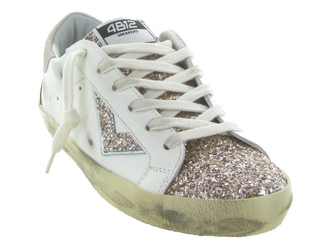 baskets et sneakers - Tendance - femme - Cuir - Beige - 4b126791901_3