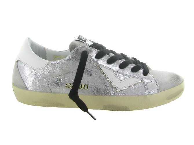 baskets et sneakers - Tendance - femme - Cuir - Argent - 4b126792002_2