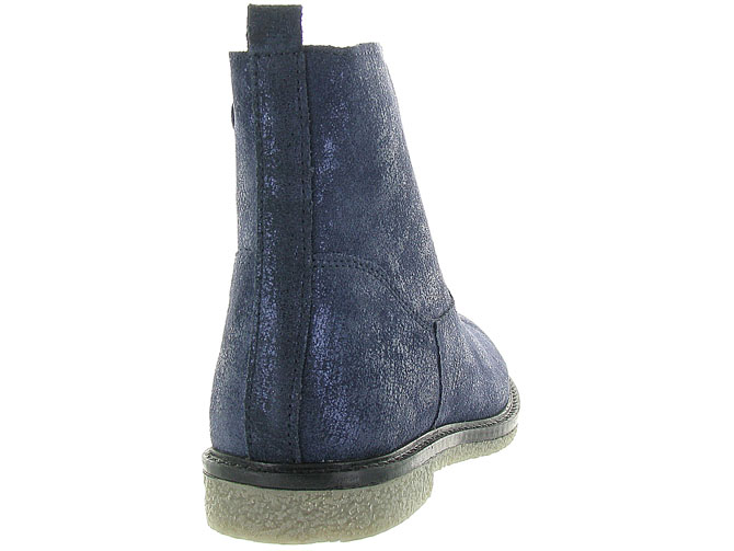 bottines et boots -  - junior fille - Cuir - Bleu Marine - Apples and pears7033001_5