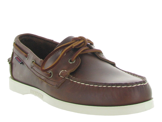 mocassins - Bateau - homme - Cuir - Marron - Sebago