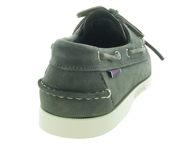 mocassins - Bateau - homme - Cuir - Gris - Sebago7086703_5