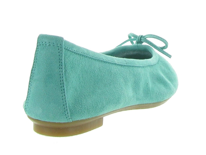 ballerines - Ballerine plate - femme - Cuir - Bleu - Reqins7092502_5