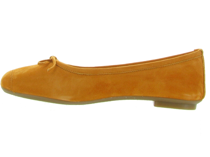 ballerines - Ballerine plate - femme - Nubuck - Orange - Reqins7092504_4