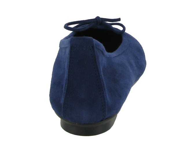 ballerines - Ballerine plate - femme - Cuir - Bleu Marine - Reqins7092516_5