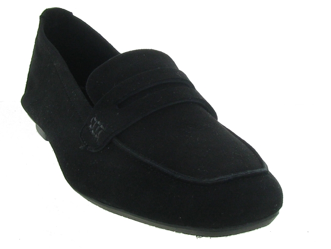 mocassins - Décontracté - femme - Nubuck - Noir - Reqins7092605_3