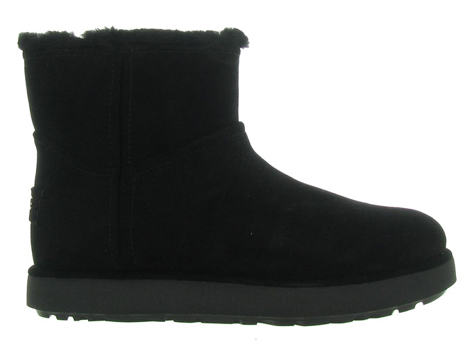 apres ski bottes fourrees - Chaussure neige - femme - Nubuck - Noir - Ugg australia7117001_2