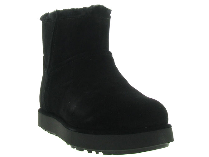 apres ski bottes fourrees - Chaussure neige - femme - Nubuck - Noir - Ugg australia7117001_3