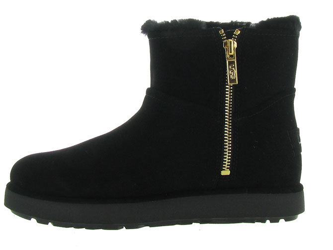 apres ski bottes fourrees - Chaussure neige - femme - Nubuck - Noir - Ugg australia7117001_4