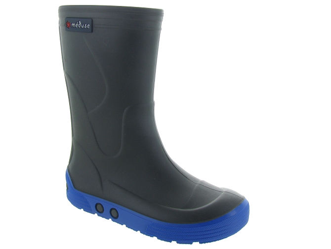 bottes de pluie -  - mixte fille gars - Caoutchouc - Gris - Meduse