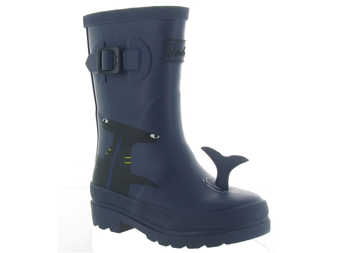 bottes de pluie -  - junior garcon - Caoutchouc - Bleu - Tom joules