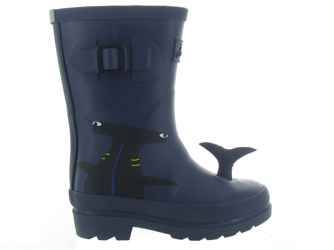 bottes de pluie -  - junior garcon - Caoutchouc - Bleu - Tom joules7123604_2