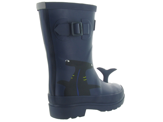 bottes de pluie -  - junior garcon - Caoutchouc - Bleu - Tom joules7123604_5